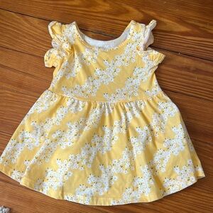 Yellow floral dress